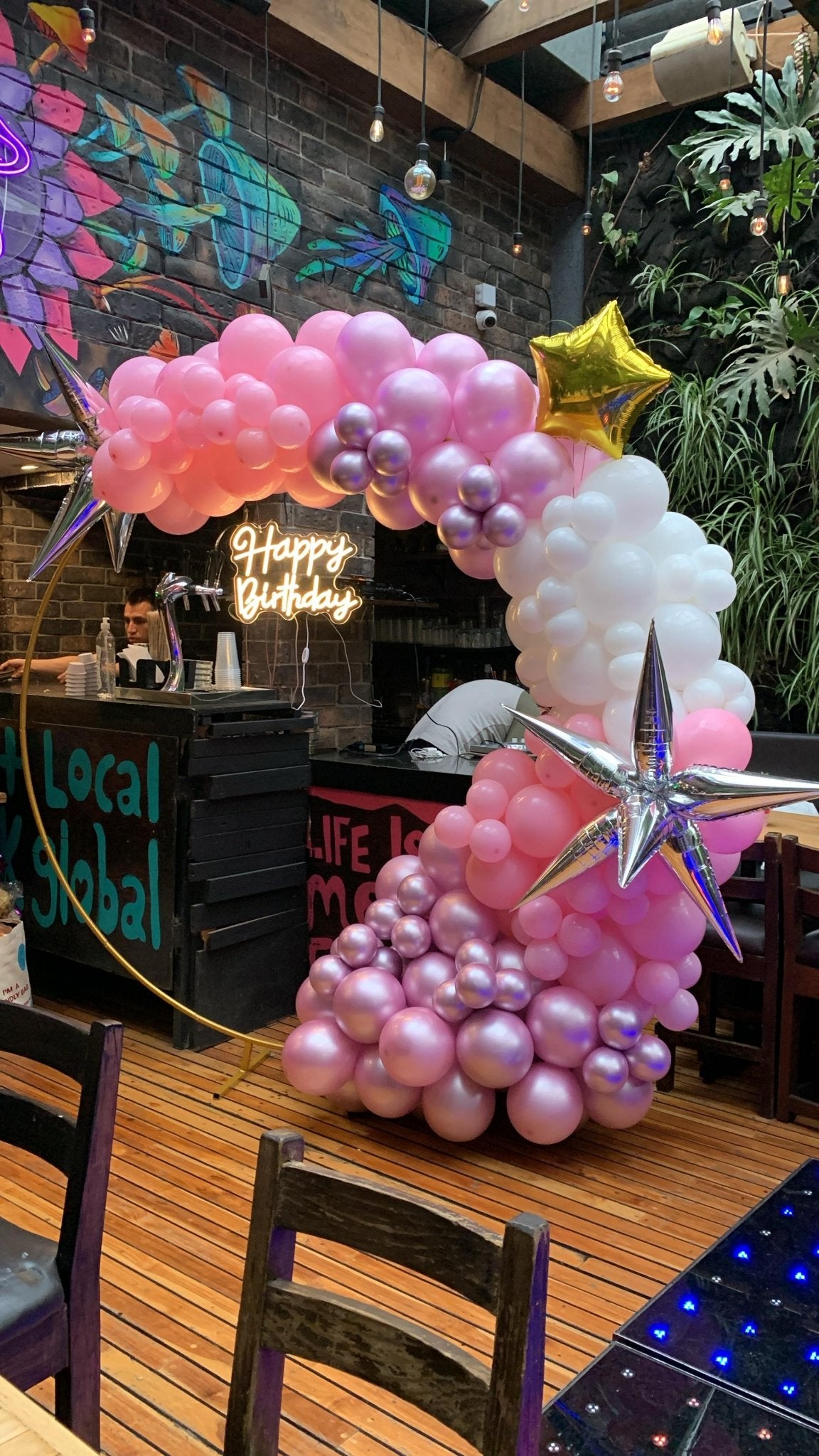 Decoración con globos | Aro de globos - Perfect Party